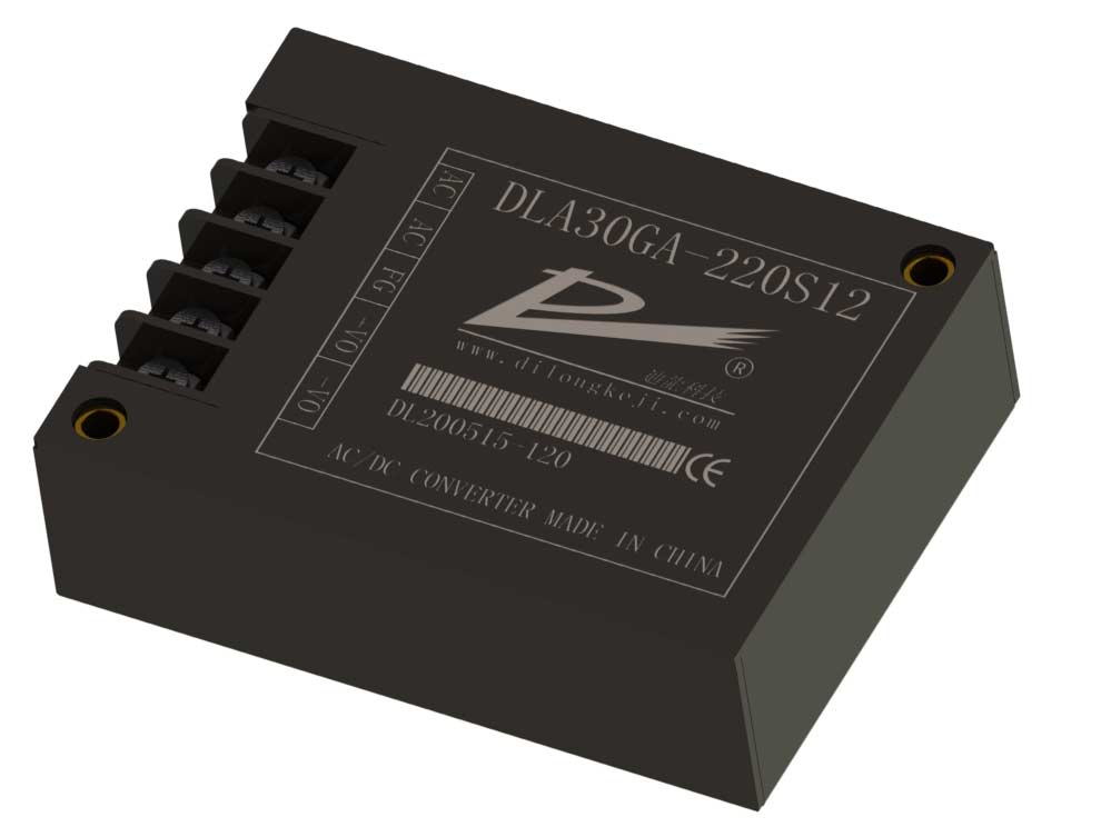 30W DLA-GA系列 端子接线型AC-DC电源模块